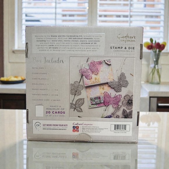 Crafter's Companion "Stamp & Die" Card Making Kit - NEW - Picture 2 of 4